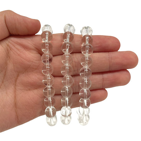 Clear Quartz Bead Bracelet